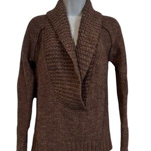 LOFT Purple Cowl Neck Sweater